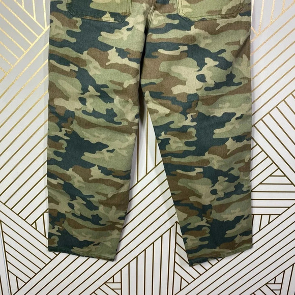 Free People Remy‎ Pant Camo Printed Moss Green - Picture 9 of 12